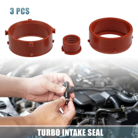 Mercedes-Benz R320 3 x Red Turbo Intake Seals (2007-2008)
