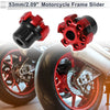 13.5mm Aluminum Alloy Motorcycle Slider Frame Screws Hex Key 1 Set Red