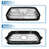 Toyota Tacoma (2016-2020) Chrome Silver Black Hood Bumper Grille