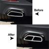 BMW 5 Series Muffler Pipe Tip Tailpipe Trim Cover Chrome (2017-2023)