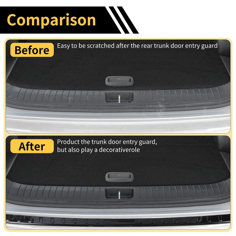 Honda Odyssey 2022-2025 Black 1 x Piece Rear Bumper Topper