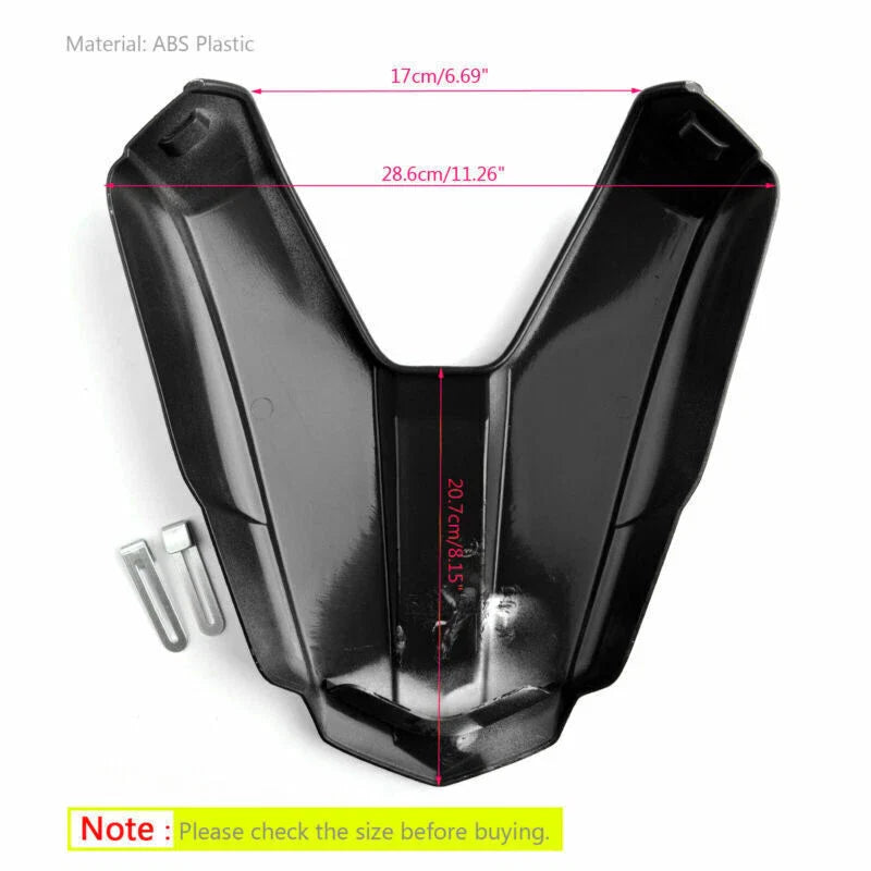 Honda CB500F CBR500R (2016-2024) Black Seat Cover Rear Pillion Cover