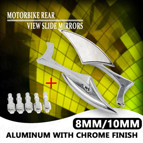 Harley-Davidson Chrome Rear View Side Mirrors