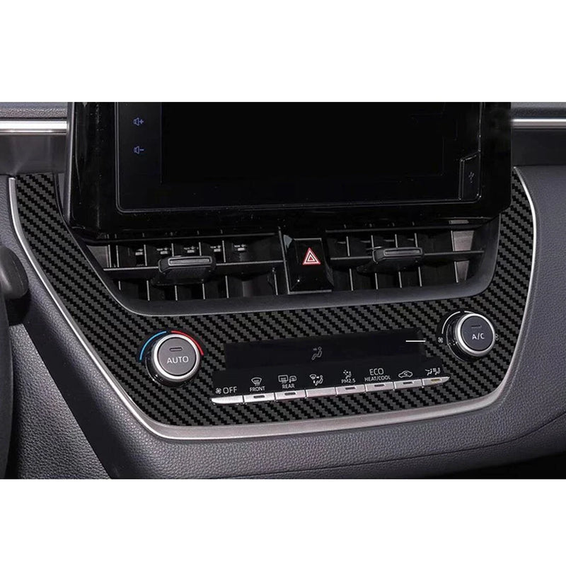 Toyota Corolla Carbon Fiber Console A/C Button Trim (2020-2024)