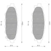 Subaru XV Rear Disc Brake Pad Set (2012-2017)