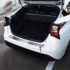 Toyota Prius Silver Steel Rear Bumper Guard Trim (2019-2022)