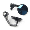 Dirt Bike Bobber Cafe 7/8" Handlebar Bar End Rearview Mirrors