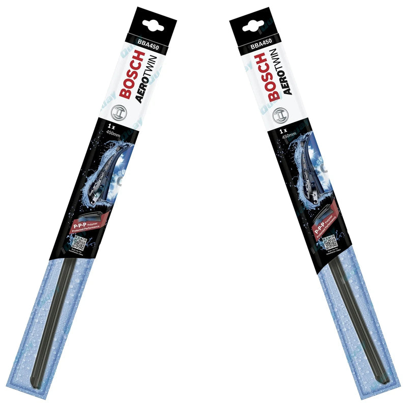 Nissan Urvan E23 Van 1982-1986 Front Pair Bosch Aerotwin Wiper Blades