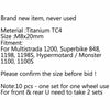 Ducati B7 10x M8x20mm Titanium Brake Caliper Bolts