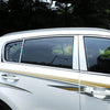 2007-14 Cadillac Escalade ESV EXT 4PC Chrome Pillar Posts Door Trim