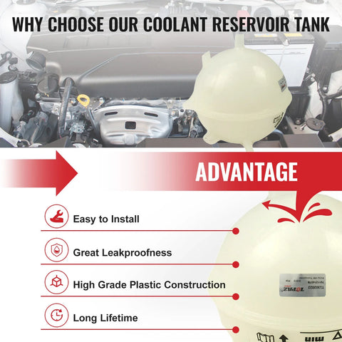 VW T4 Transporter Caravelle Bus Van Coolant Expansion Tank (1990-2003)