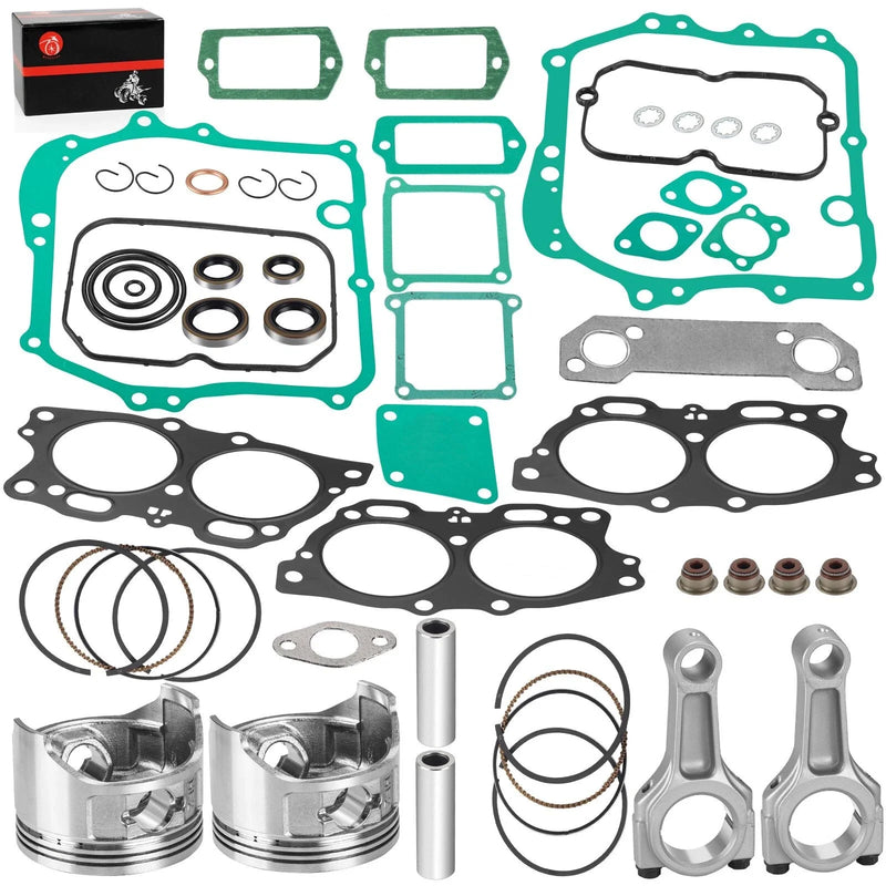 EZGO 4-Cycle Eh35C 350cc Robin BILLET CONNECTING RODS & 0.5mm Piston