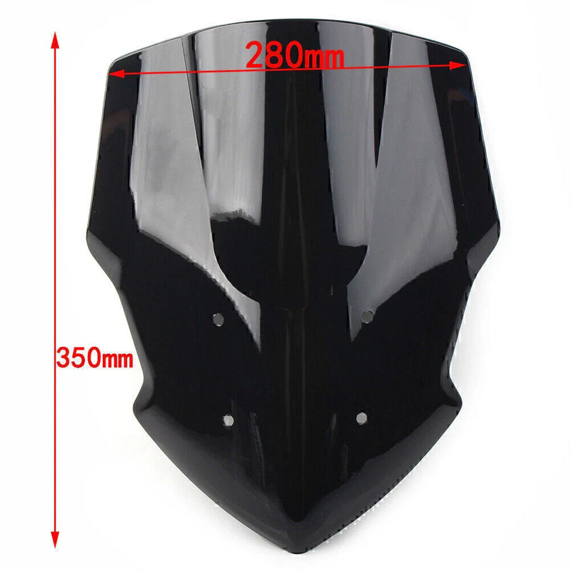 Yamaha MT-07 (2018-2020) Blue Windshield Deflector with Bracket