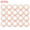 Nissan 20 x M11 Copper Tone Oil Drain Plug Gaskets (11026-JA00A)