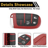 Dodge Charger Black Red Key fob Shell Case (2020)