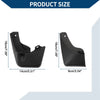 Toyota Vitz Mud Flaps 1 Set Front & Rear Splash Guards (2011–2023)