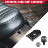 Harley Softail Seat Bolt Screw with Knob Cover Nut Set