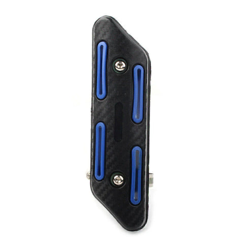 Motor Blue Muffler Pipe Heat Shield Cover (Red Anti-Scalding)