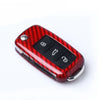 VW Golf GTI R32 Jetta Rabbit Carbon Fiber Key Case Cover (2006-2014)