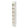 Boat / Caravan / Camper Large 6 Louvre Vent 87mm x 460mm White ABS