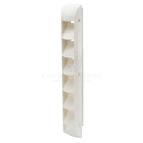 Boat / Caravan / Camper Large 6 Louvre Vent 87mm x 460mm White ABS