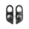 BMW E46 M3 Carbon Fiber Black Front Fog Light Frame Covers (2001-2006)