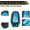 Peugeot 308, 408 Blue TPU Key Fob Shell Cover (2007-2023)