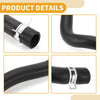 Ford Fiesta (2009-2024) Rubber Black 1 x Piece Radiator Hose