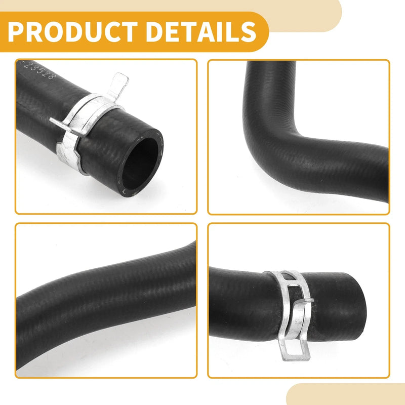 Ford Fiesta (2009-2024) Rubber Black 1 x Piece Radiator Hose