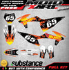 KTM SXF 2019-2022 BLAZE Style Decal Kit