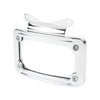 Harley Street Glide Chrome Rear License Plate Bracket (2010-2023)