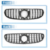 Mercedes-Benz GLC300 2020-2021 Gloss Black Front Upper Bumper Grille