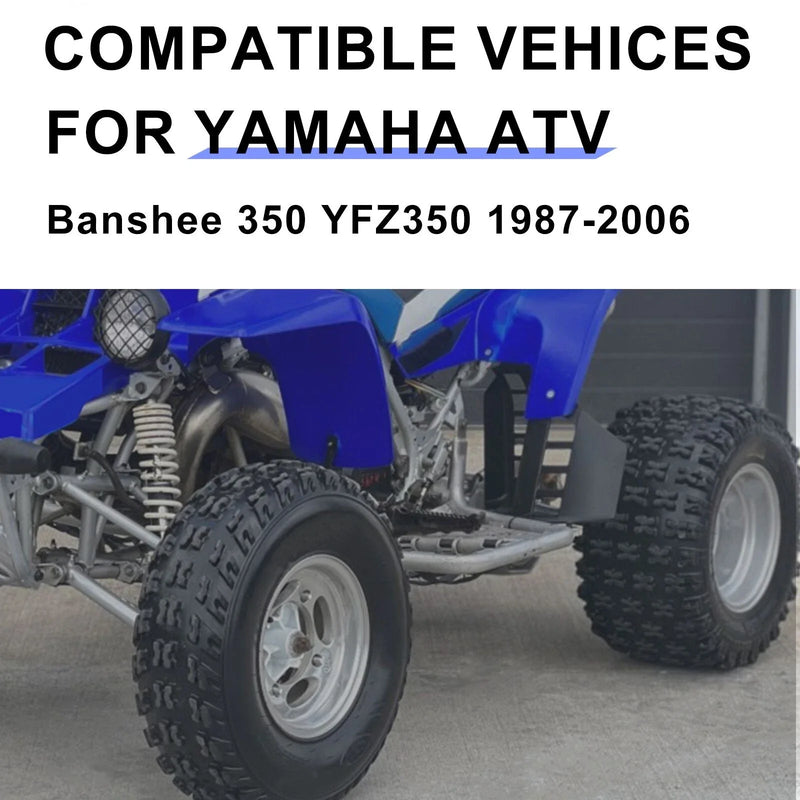 Yamaha Banshee YFZ350 2 x Heel Guard Bar FLAP Left & Right (1990–2006)
