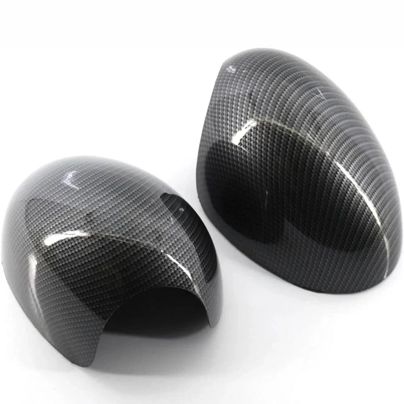 BMW Mini Carbon Fiber Style Mirror Cover Caps (2006-2012)