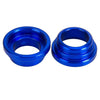 Nissan Maxima 300ZX Blue Aluminum Rear Sub Frame Bushing Collars (1989-1996)
