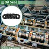 Oil Seal 30x58x10mm Black 5 Pcs NBR Rubber