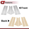 Mercedes-Benz B-Class (2012-2019) Chrome 6 Pcs Door Pillar Window Trim