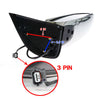 Nissan Navara D40 4WD 2005-2015 Chrome Electric Door Mirror x2