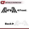 Acura RDX Black 10 x Door Pillar Window Trim (2007 - 2012)