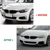 BMW F32 F33 F36 M Sport Bumper Lip & Rear Diffuser Splitter (2014-2020)