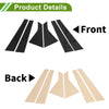 Chrysler 200 6 Pcs Door Pillar Window Trim (2015-2019)