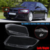 BMW 3 E90 E91 Sedan Xenon Headlight Lens Covers 2 x (2005-2012)