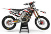 Honda CRF 450 EURO RED Graphics Custom Sticker Kit (2017-2020)