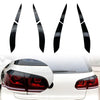 VW Golf 6 Carbon Fiber Rear Tail Light Eyelid Trim Cover (2008-2013)