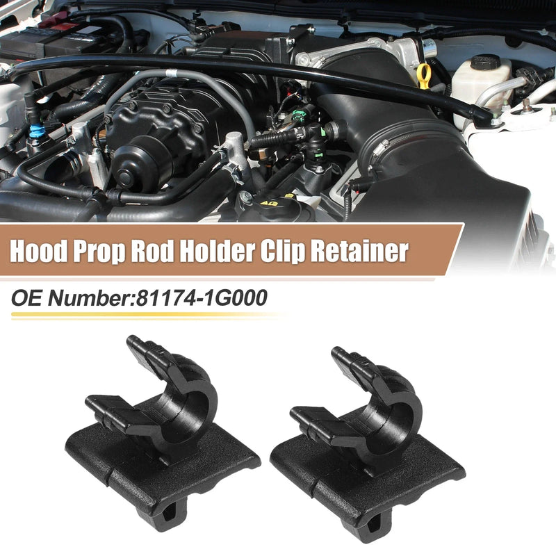 Kia Rio Hood Prop Rod Holder Clips (2006-2011)