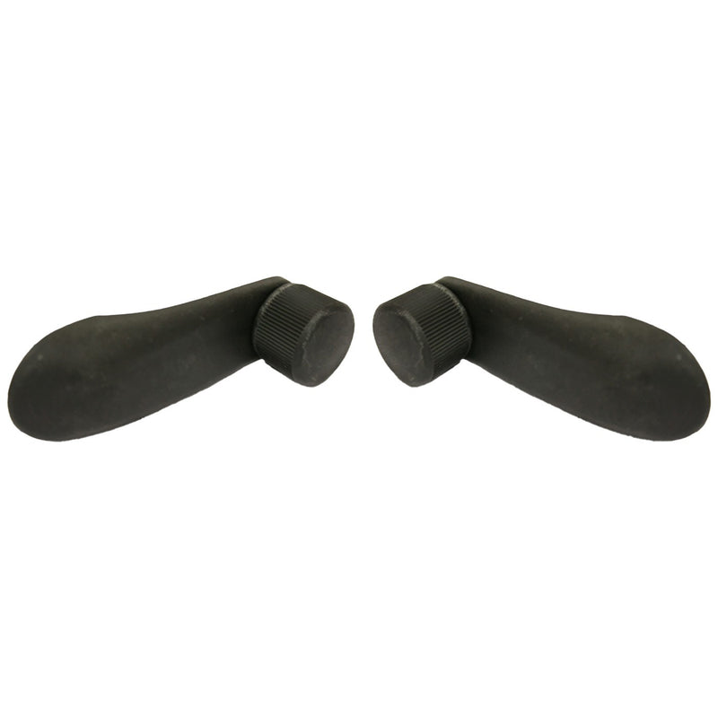 Black Window Crank Handle Pair Set of 2 for Silverado