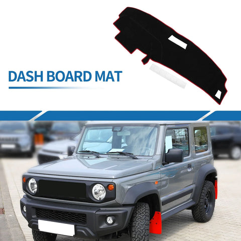 Ford Ranger 1989-1994 Sun Protector Pad Black Red Dashboard Cover Mat