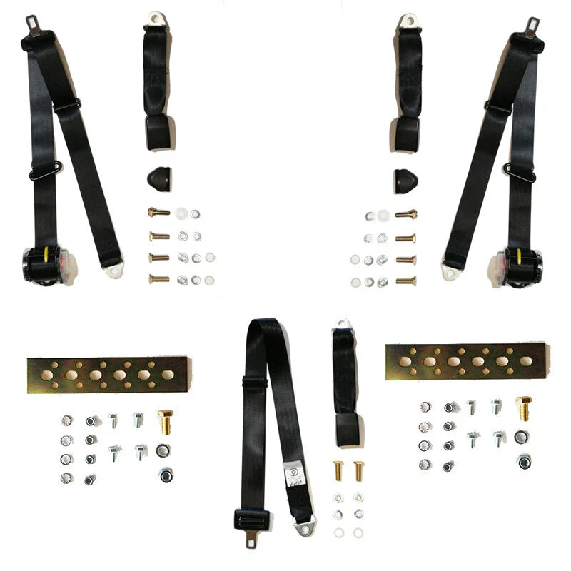 Toyota Starlet EP82 5 Door Hatchback Rear Seat Belt Set (1992-1995)