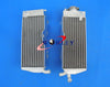 Honda CR250R CR250 Aluminum Radiator & Black Hose (1990-1991)