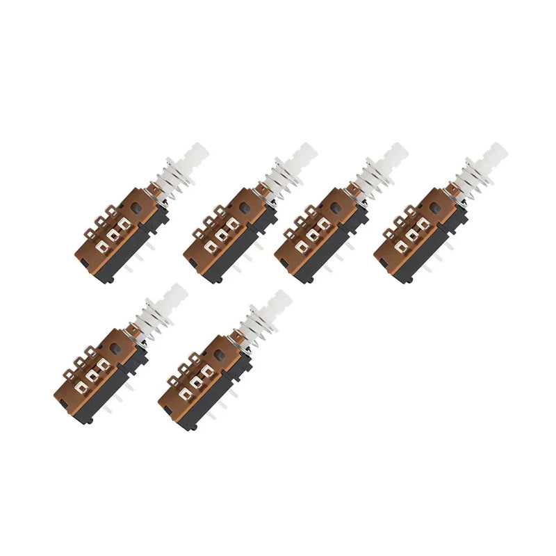Make & Model 6 x Momentary Push Button Switch DPDT 2 Pole